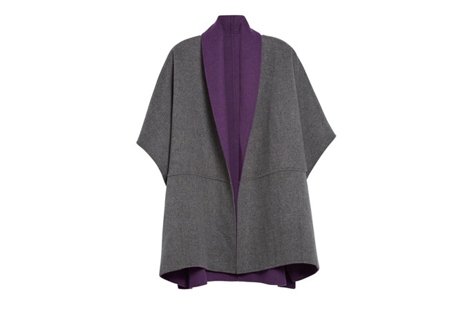 Armani Collezioni Reversible Wool & Cashmere Cape Armani Collezioni Reversible Wool & Cashmere Cape